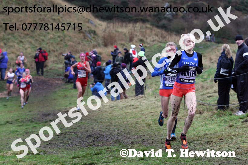 Junior womens Great Edinburgh Cross Country. Photo: David T. Hewitson/Sports for All Pics